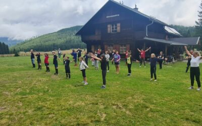 Thaiboxtraining auf 1500 Meter Seehöhe (Flattnitz)
