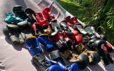 Hitziges Thaiboxtraining